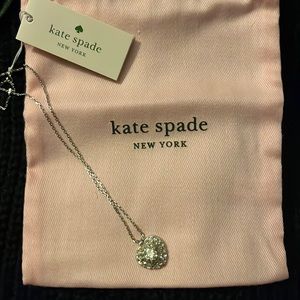 Kate Spade heart pave pendant
